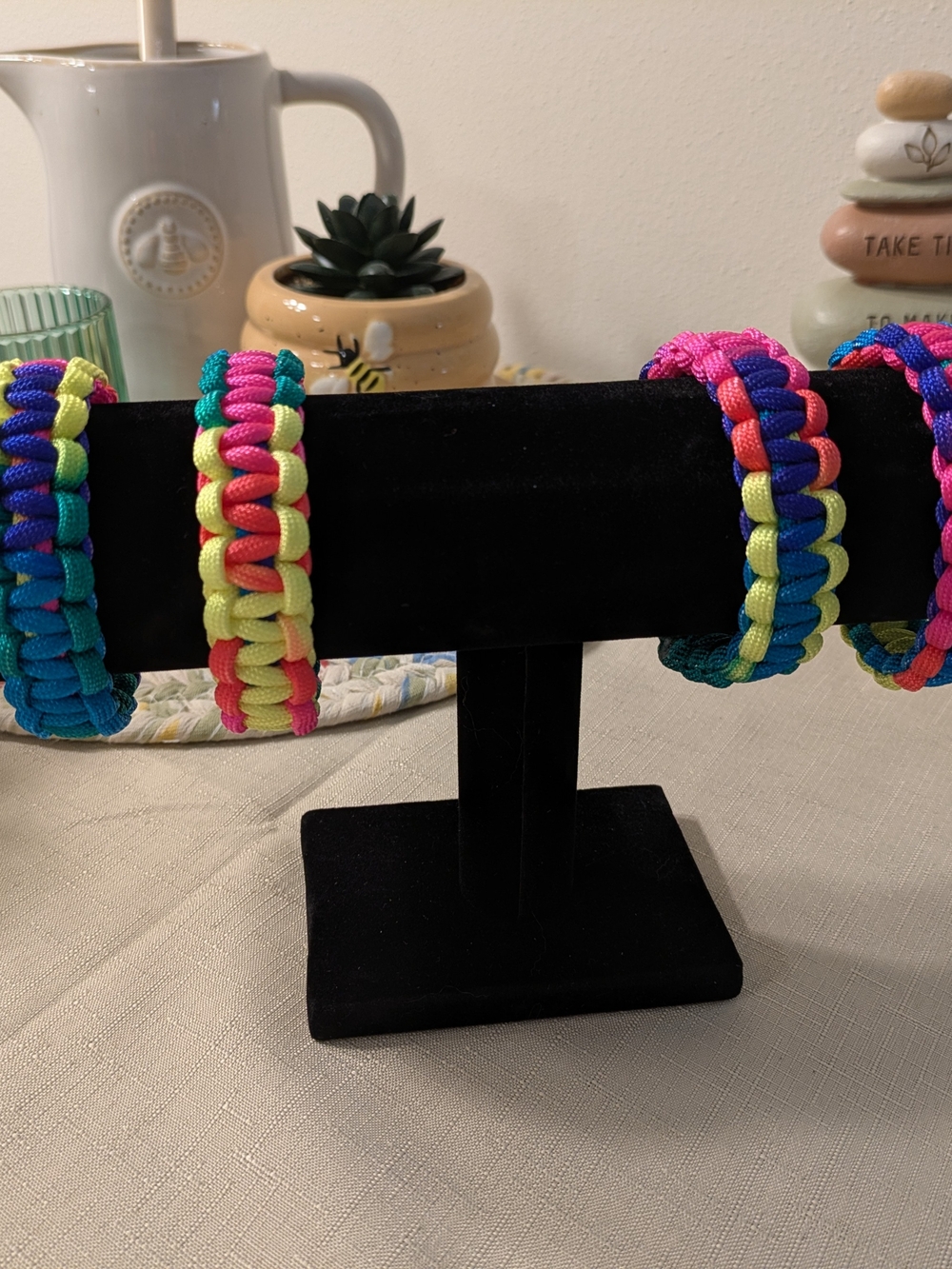 NEON RAINBOW Paracord Bracelets